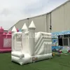Mats White PVC Jumper uppblåsbar bröllop Bounce Castle med Slide Jumping Bed Bouncy Castle Bouncer House For Fun 761 E3