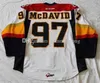 C26 Nik1 Custom Erie Otters Hockey su ghiaccio 97 Connor McDavid 9 Ryan OReilly Stitched 19 Dylan Strome Qualsiasi numero Nome Navy Giallo Bianco Maglie OHL S-4XL