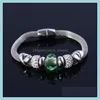 Bedelarmbanden kristallen armband bangle hart blauw voor vrouwen sieraden kraal hjewelry drop levering sieraden dhjo7
