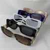 Lunettes de soleil Mode Petit Rectangle BB Logo Femmes Hommes 2022 Marque Design Dames Maigre Shopping En Plein Air Ombre Rétro 484