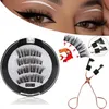 3D magnetische wimpers met 4 5 magneten handgemaakte make -up nerts verlengd vals herbruikbaar dropship 220524