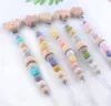 Baby Silicone Pacifier Clip Come цепь деревянные зажимы держатель зубов