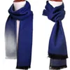 Scarves Checked Geometric Solid Mens Scarf Cashmere Wrap Blue Gray Brown Unisex Winter Tassel Women Present7312821