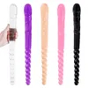 370mm Extras Long Soft Double Head Dildo Toy For Adult Flexible Jelly Vagina Anal Women Gay Lesbian Ended Dong Penis Artificial Beauty Items