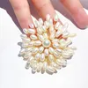 Designer Women Pearl Brooch Suit Brooches for Woman Lady Pins Vintage Elegant Luxury Dress Pins Button Fashion Natural Pearls Scarf Buckle Pin