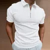Herren Polos Sommer Streifen Herren Hemd Männer Solide Hemden Marke Kurzarm Mann KleidungHerren MännerHerren