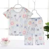 Vêtements d'été Shorts Ensembles Costume Pour Enfants Filles Garçons Vêtements Tenues T-Shirts Bébé Toddler Vêtements Enfants Pyjama Home Wear 980 E3