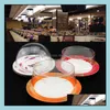 Other Kitchen Tools Kitchen Dining Bar Home Garden Plastic Lid For Sushi Dish Buffet Conveyor Belt Reusable T Dhte8