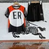 高級ブランド子供服男の子デザイナー子供服ベビーセット夏の半袖Tシャツショートパンツ2ピースセット220419