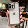 Прозрачный ударопрочный гибридный PC TPU против пыли Телефон Чехлы для iPhone 13 PRO 12 11 MAX XR SE 2022 Очистить пространство Красочный чехол