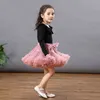 INS bébé filles Tutu jupe ballerine jupon moelleux enfants Ballet jupes pour fête danse princesse fille Tulle vêtements