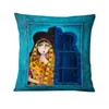 Coussin/oreiller décoratif Nordique aquarelle fille illustration taie d'oreiller art figure impression numérique coussin oreillers décoratifs décor à la maison canapé