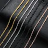 Chains Stainless Steel Twisted Rope Chain Necklaces For Men Women Hip Hop Titanium Choker Fashion Party JewelryChains