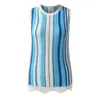 Women's Tanks & Camis Beige Undershirt Women Womens Sexy Sling Top Striped Print Rib Knit Cardigan TopWomen's