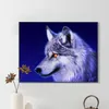 Blue fox Wild Animal Canvas Art Painting Posters and Prints Cuadros Home Decor Wall Art Picture for Living Room