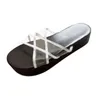 Scarpe addensate Piattaforma casual Pantofole da donna Moda Calzature da interni Scivoli estivi femminili Infradito trasparenti Sandali da donna Y220412