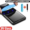 UV-gehärtetes Glas für Samsung Galaxy S10 S21 S22 Plus S9 S8 Displayschutzfolie S20 e S 9 8 Note 20 Ultra 8 9 10