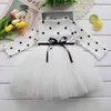 Vestidos para meninas roupas de menina Brancos Princesa Vestido de festa elegante 4-6 anos