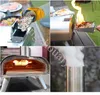 High Quality Portable Pizza Oven Outdoor BBQ Picnics Baking Oven 403 Stainless Steel Barbecue Oven