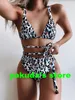 sportbikini sätter kvinnors ett stycke solid yakuda populär rabatt billig grossist hög midja baddräkt sexig leopard tryck paljetter solid