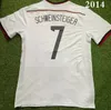 Alemania 2014 Soccer Jerseys Retro Vintage Classic Matthaus Voller Klingsmann Schweinsteiger Camisetas Shird Kits Men Maillots de Football Jersey