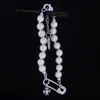 Collier 25x20cm épingle de sécurité Saturne Charmes Bracelet de perles de perle 17cm Femmes Girl039 Gifts de bijoux58792818702049