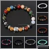 Charm armband smycken mens lyxpärla natursten ankare pärlstav buddha armband för män kvinnor lava chakra droppleverans 2021 z7dmq