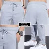 Pantaloni da uomo Casual Pantaloni sportivi da uomo Sport Nero Grigio Tinta unita Pantaloni dritti Elastico in vita Confortevole 220827