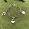 디자이너 Unisex Heart and Love Bracelet Cuff Bangle 남성 여성 스테인리스 Cjewelry 여성 고품질 힙합 팔찌