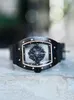 Orologio meccanico da uomo di lusso di design Orologio Rihca Milles Black Hollow Out Quadrante grande Fortune Men's Top Ten 2021