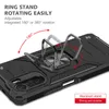 Metal Case With Magnetic Ring Holder Cases For Xiaomi Poco F3, Shockproof Pc For Redmi K40 Pro