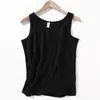 Women's Tanks & Camis Summer Women's Cotton And Linen Solid Color Loose Sleeveless Vest Sling Top WomenWomen's