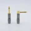 1ピースブラスストレート /角度1/4 "（6.35mm）モノジャックプラグコネクタ