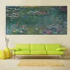 Vente Monet peinture à l'huile Lotus toile impression sans cadre impressionniste mur Art impression sur toile photo affiche canapé Cuadros décor