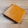 Wallets Simple Manmade Mens Wallet Leather Genuine Portfolio Male Bifold Minimalist Unisex Vallet PortomoneeWallets
