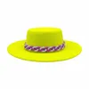 Berets Winter Winter Porkpie Hat Spring Vintage Purple Felt Fedora Wide Brim Fashion Cap for Women Wholesaleberets Wend22