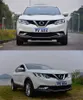 Nissan Qashqai için Otomatik Kafa Işığı 20 16-20 17 Farlar LED DRL DRL Koşu Işıkları Bi-Xenon Işın Sis Farları Angel Gözler