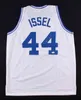 Xflsp Dan Issel # 44 Kentucky Wildcats 1968-70 White bule Retro Basketball Jersey Uomo Cucito Personalizzato Qualsiasi Numero Nome Maglie
