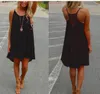 Beach Mini Dresses Summer Womens Candy Slip Dress Mesh Panel Backless Chiffon Dress S-5XL