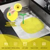 Toilet Supplies Cute Silicone Bean Sprout Floor Drain Cover Anti Clogging Sewer Pad Bathroom Kitchen Sink Filter Deodorant Mat Hair Catcher