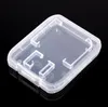 Accessories Packaging Organizers 1000pcs/lot Transparent Clear Standard Sd Sdhc Memory Card Case Holder Box Storage Carry for Tf B0504