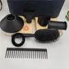 Outils de style salon professionnel sèche-cheveux sèche à la maison HD07 Sécheur de cheveux Styler avec brosse peigne Prusse Blue2889575