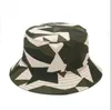 Bucket Hats Floral Flowers Fisherman Hat Double Side Wearing Camouflage Sunshade Caps Spring Summer Casual Beach Basin Hat GCB15063