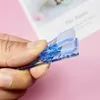 Acrylic Card Puller Keychain Pendant Portable Contactless Grabber Card Keychains Ladies Bag Decorative Keyring 16CM