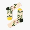 Chaussettes Bonneterie Couleur Crew Coton Hommes Cheville Marée Marque Courte Happy Sox Style Chaussette Drôle Nouveauté Art Pour Couple FunkySocks