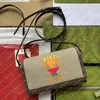 Unisex Mode Casual Designe Luxe Kersenprint Mini Tas Crossbody Schoudertas TOTE Handtas Messenger Bags Top Spiegel Kwaliteit 700733 Portemonnee Etui