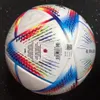 Nytt VM 2022 Soccer Ball Size 5 High-klass Nice Match Football Ship Bollarna utan luftens toppkvalitet 1221A