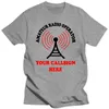 Camisetas para hombres Amateur Ham Radio Callsign Antena para hombre para mujer 2022 Tops Tee T Shirt Tamaño 8 10 12 S-XXL Camiseta personalizada PrintMen's