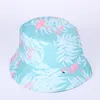 Berets Fisherman Hat Reversible Banana Tree Leopard Bucket Hats For Women Men Street Hip Hop Cap Vintage Printed Fishing HatBerets Wend22