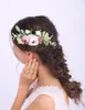 Headpieces Exotic Chic Fairy Flower Crown Princess Style Hair Comb Wedding Bridal Accessories Retro -kopstuk voor damesheadstukes